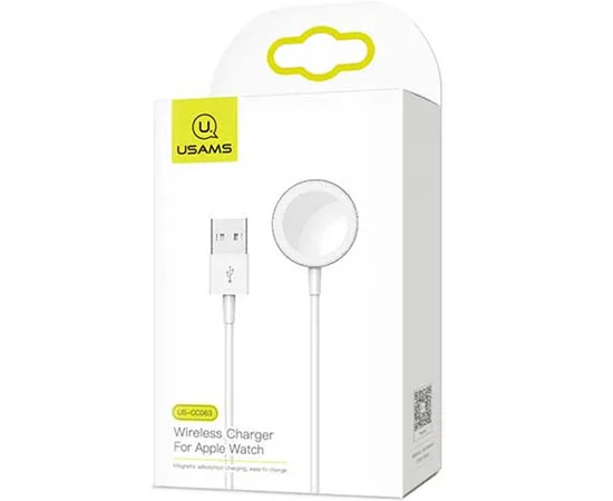 Беспроводное зарядное устройство USAMS US-CC063 for Apple Watch (ABS) Белый