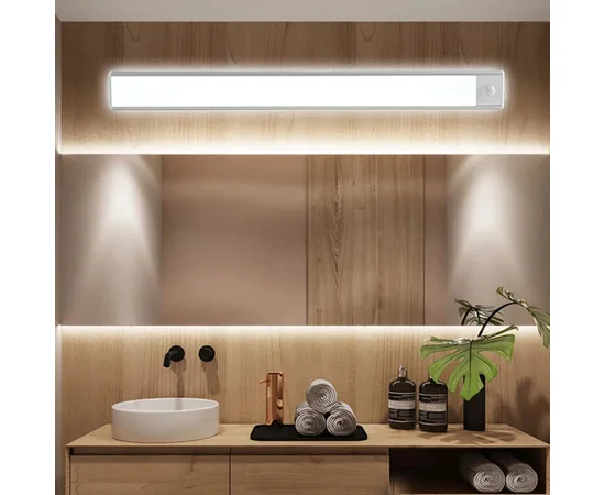 Сенсорный светильник LED с датчиком движения MZ-L1005 (40*10*400mm) White