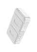 Портативное зарядное устройство Power Bank Hoco Q10A Transparent PD20W с БЗУ 10 000 mAh White