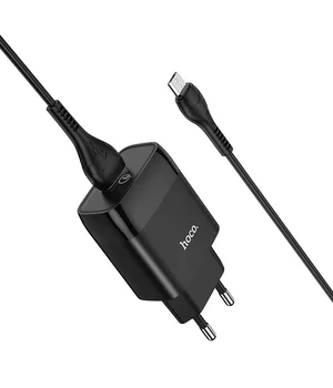 СЗУ Hoco C72Q QC3.0 (1USB/2A) + MicroUSB Черный СЗУ Hoco C72Q QC3.0 (1USB/2A) + MicroUSB Черный