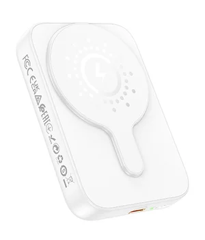 Портативний зарядний пристрій Power Bank Hoco J117A Esteem PD20W з БЗУ 10 000 mAh White
