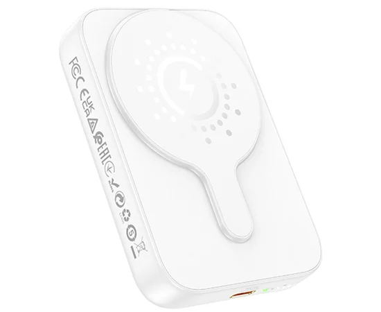 Портативное зарядное устройство Power Bank Hoco J117A Esteem PD20W с БЗУ 10 000 mAh White