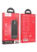 Портативное зарядное устройство Power Bank Hoco J114 Charger with cable 10 000 mAh Black
