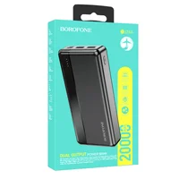 Портативное зарядное устройство Power Bank BOROFONE BJ24A 20000 mAh Черный