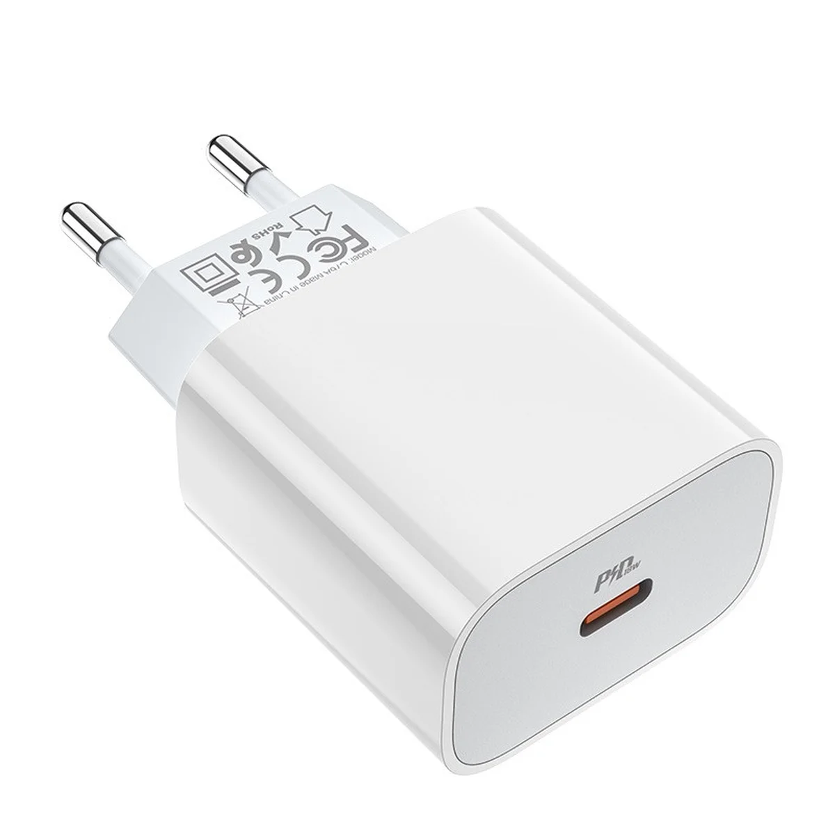 СЗУ Hoco C76A (1USB/PD) + Type-C to lightning Белый