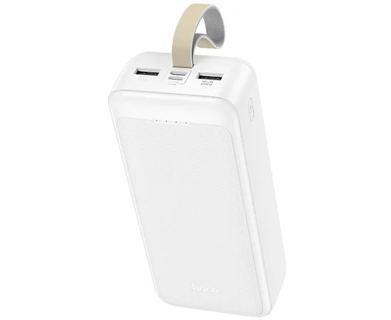 Портативное зарядное устройство Power Bank Hoco J111B Smart charge 30 000 mAh White