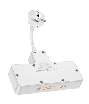СЗУ Hoco AC12A Reise (PD30W/1C3A) +Socket Black