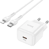 СЗУ Hoco N32 Glory PD30W Type-C to Lightning White