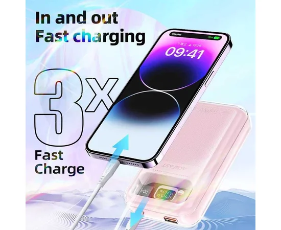 Портативное зарядное устройство Power Bank Acefast M2-20000 Exploration 30W 20000 mAh Cherry blossom