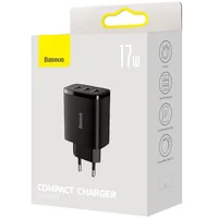 СЗУ Baseus Compact 17W (3USB) (CCXJ02) Черный
