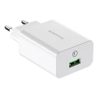 СЗУ Borofone BA21A Long journey QC3.0 (1USB/3A) Белый