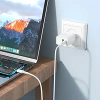 СЗУ Borofone BA69A Resource PD20W+QC3.0 (Type-C to Type-C) White