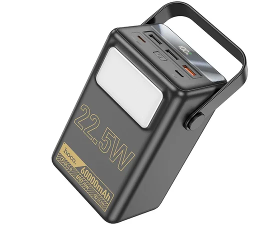 Портативное зарядное устройство Power Bank Hoco J110 Powerful 22.5W 60 000 mAh Black