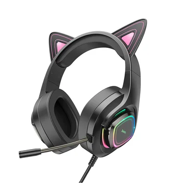 Стерео Наушники Hoco W107 Cute cat Phantom Cat