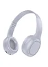 Накладные беспроводные наушники Hoco W46 Charm Light blue gray
