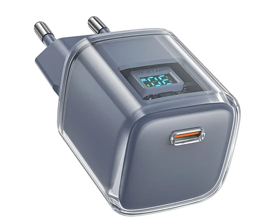 СЗУ Acefast A53 Sparkling series PD30W GaN (USB-C) Mica gray