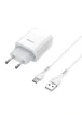 СЗУ HOCO C73A (2USB/2.4A) + Type-C Белый