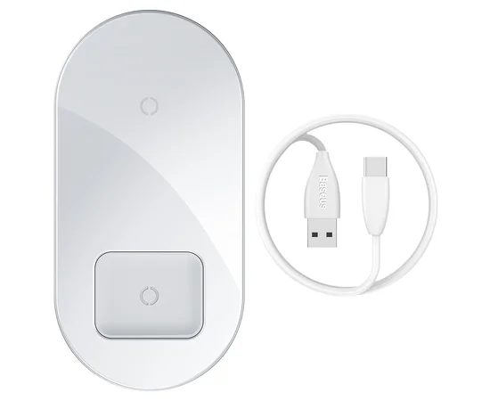 БЗУ Baseus Simple 2in1 18W Белый