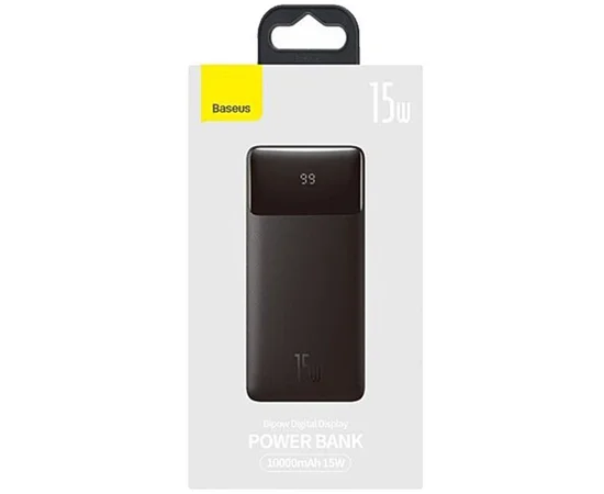 Портативное зарядное устройство Baseus Bipow Overseas 15W 10000mAh (PPBD050001) Черный