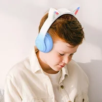 Накладные беспроводные наушники Hoco W42 Cat Crystal Blue