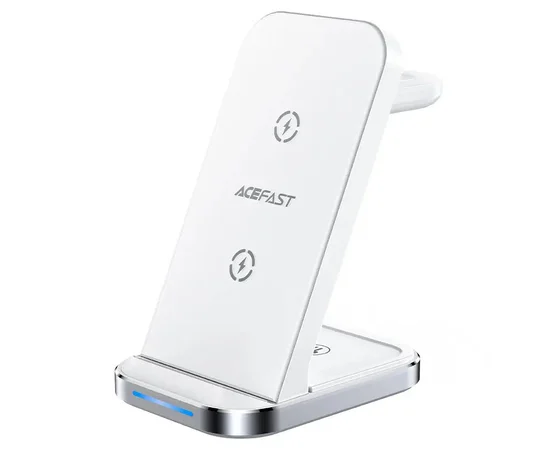 БЗУ Acefast E15 desktop 3-in-1 White