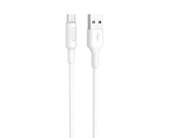 СЗУ Hoco C27A  2.4A 1USB + microUSB white