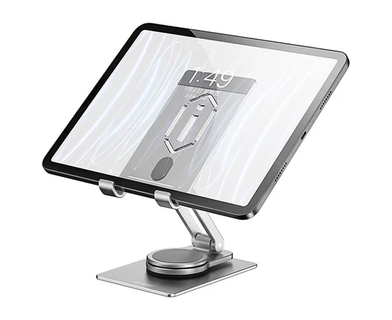 Підставка для планшетів WIWU ZM107 Desktop Rotation Stand For Tablet up to 12.9 inch Silver
