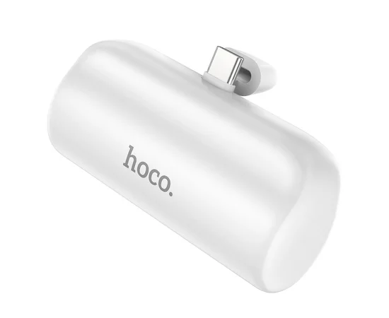 Портативное зарядное устройство Power Bank Hoco J106 Pocket Type-C 5000 mAh White