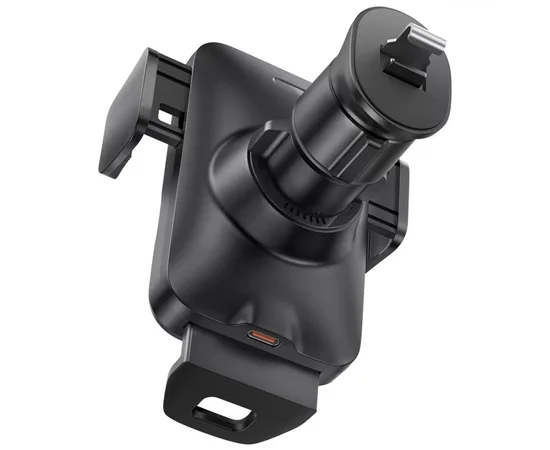 Автодержатель с БЗУ Baseus Wisdom Auto Alignment (QI 15W) (Air Outlet base) (CGZX000001) Black