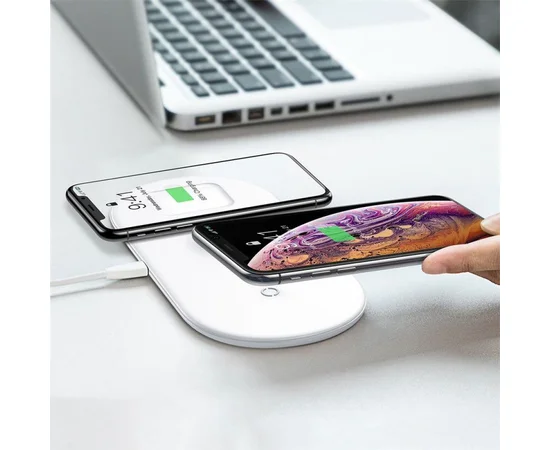 БЗУ Baseus Smart 3in1 For iPhone+iWatch+AirPods (18W MAX) Белый