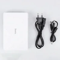Источник бесперебойного питания Hoco DB25 Plus Smart Mini UPS для роутеров 5V/9V/12V 10000 mAh White