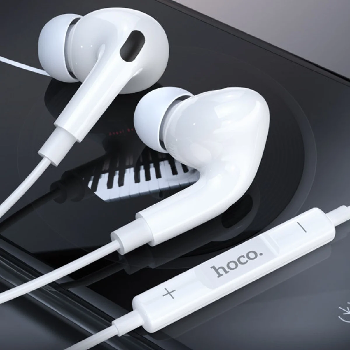 Стерео навушники Hoco M101 Pro 3.5mm White