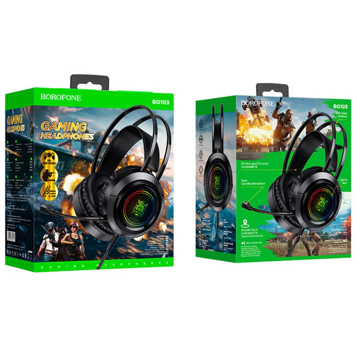 Стерео Навушники BOROFONE BO103 Surpass Чорний