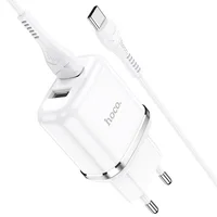 СЗУ Hoco N4 (2USB/2.4A) + Type-C Білий