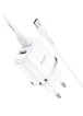 СЗУ Hoco N4 (2USB/2.4A) + Type-C Белый