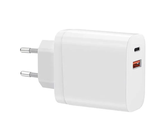 СЗУ WIWU RY-U20-A Wall Charger (USB+Type-C) Белый