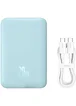 Портативное зарядное устройство Power Bank Baseus Magnetic Mini OS 20W c БЗУ 10000 mAh (PPCX110105) Blue