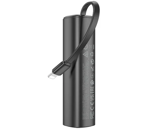 Портативное зарядное устройство Power Bank Hoco J113 Energy-bar Lightning 5000 mAh Black