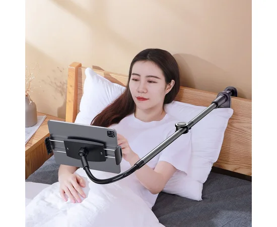 Регулируемая подставка для телефона/планшета Baseus Otaku Life Rotary Adjustment Lazy (SULR-B0) Dark Gray