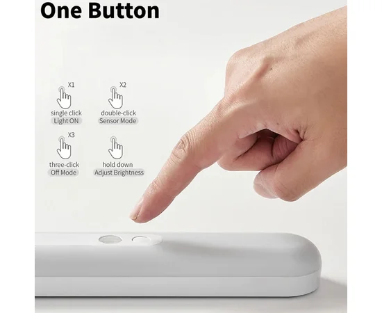 Сенсорный светильник LED с датчиком движения MZ-L1101 (300*43*25mm) White light