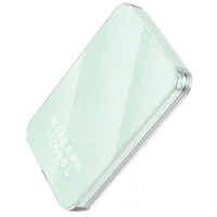 Портативное зарядное устройство Power Bank Hoco Q14 Ice Crystal PD20W с БЗУ 5000 mAh Blue