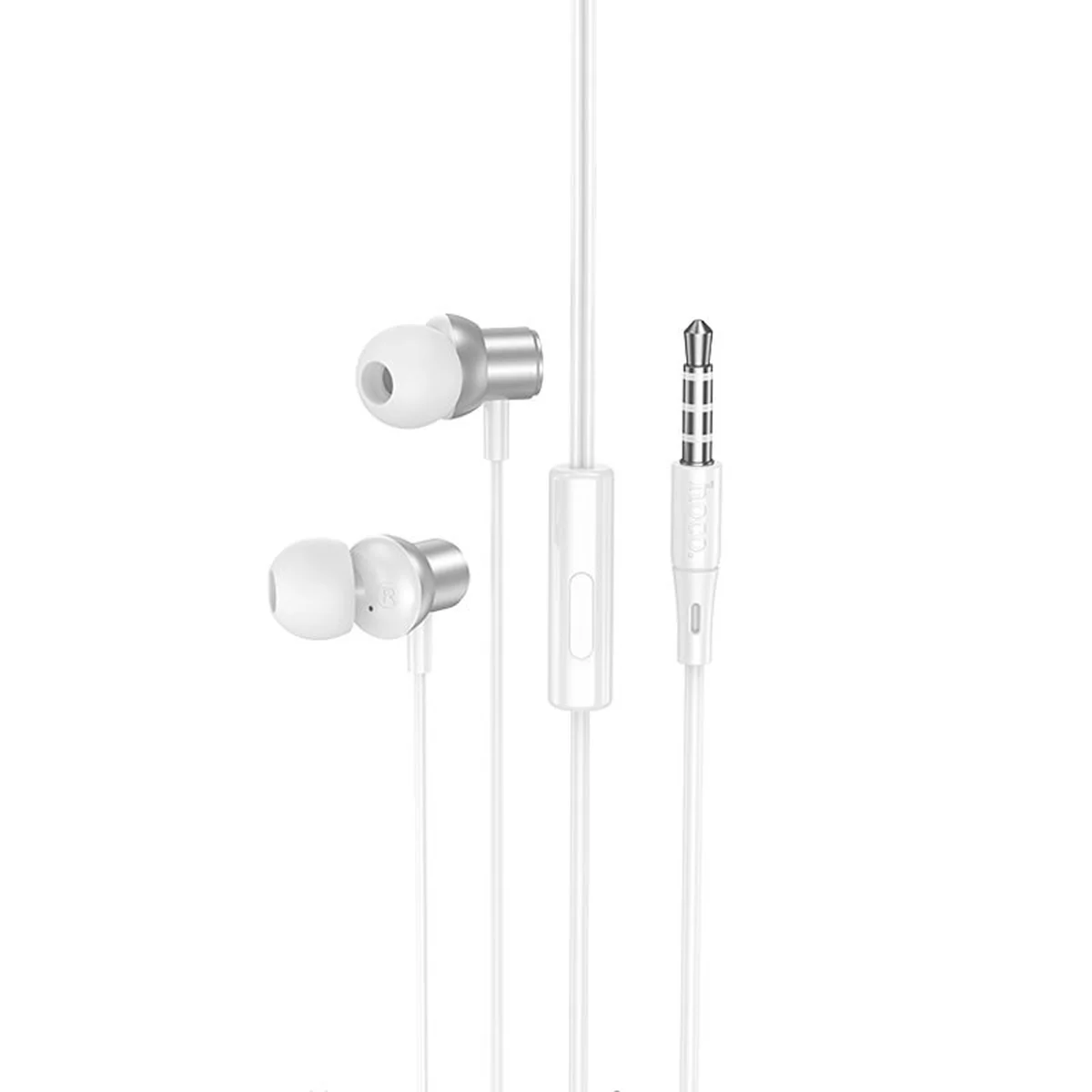 Стерео Навушники Hoco M110 Encourage metal Silver