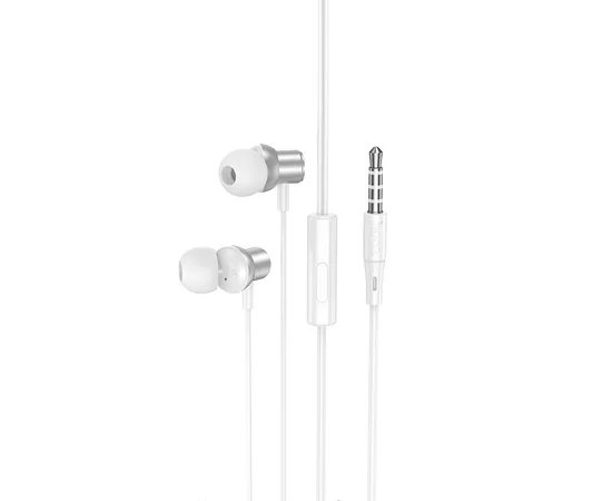 Стерео Наушники Hoco M110 Encourage metal Silver