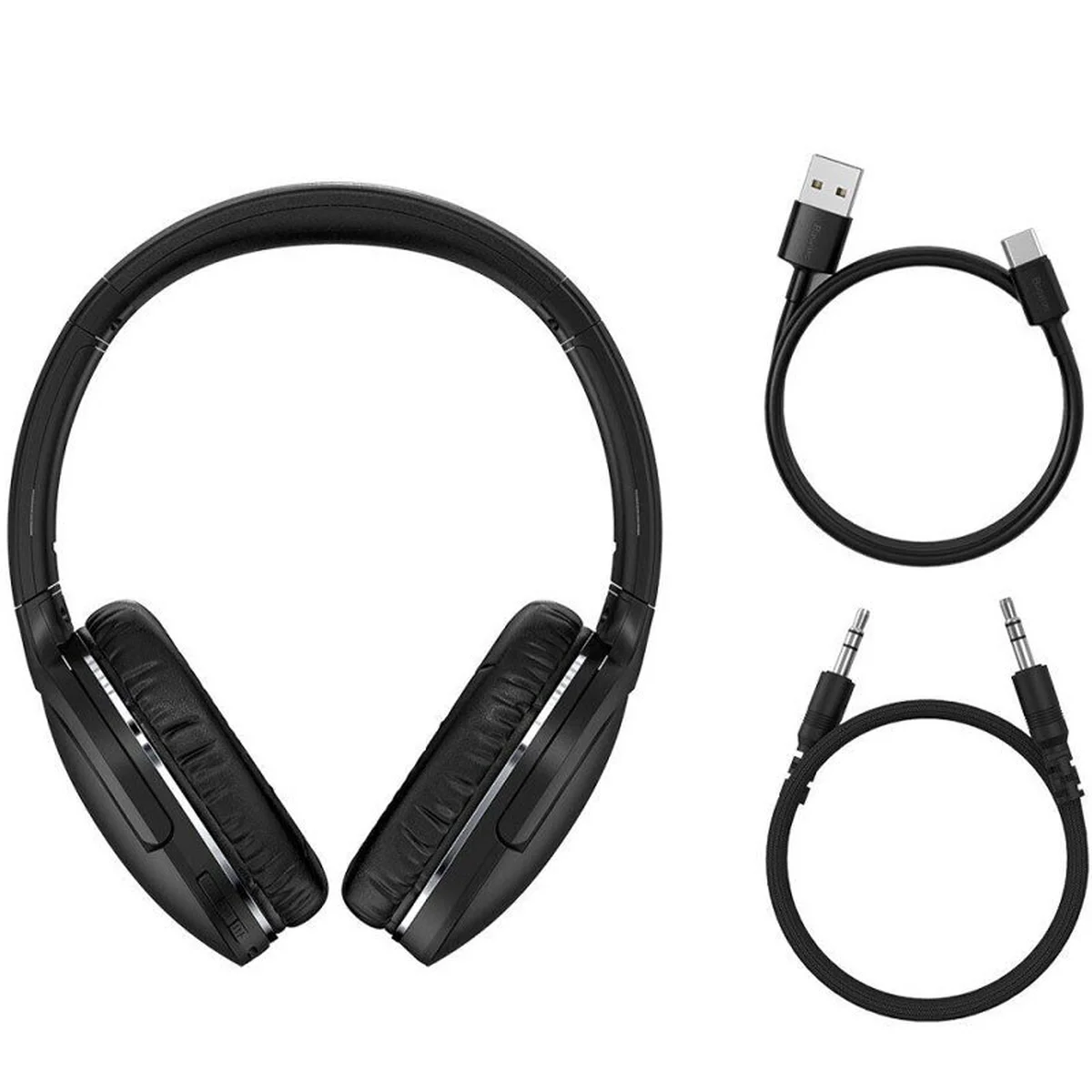 Накладные беспроводные наушники Baseus Encok Wireless headphone D02 Pro (NGTD01030) Black