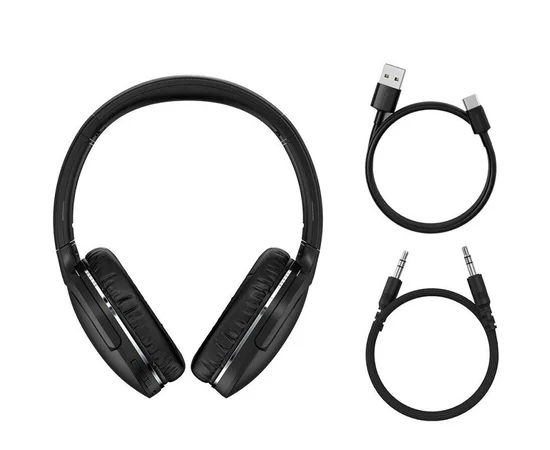 Накладные беспроводные наушники Baseus Encok Wireless headphone D02 Pro (NGTD01030) Black
