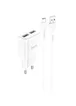 СЗУ HOCO C88A (2USB/2.4A) + Type-C Белый