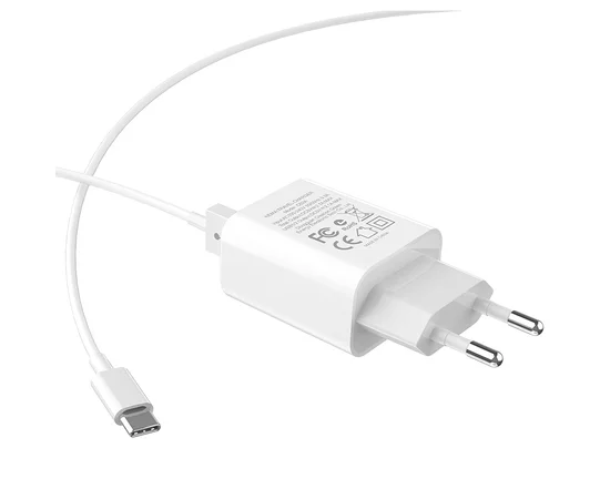 СЗУ Hoco C62A Victoria 2.1A 2USB + cable Type-C white
