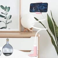 Держатель настольный Hoco PH23 Balu Pink white