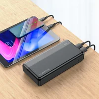 Портативное зарядное устройство Power Bank BOROFONE BJ24A 20000 mAh Черный