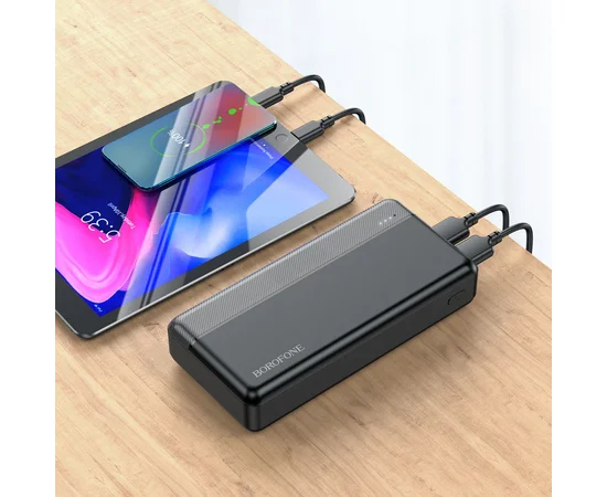 Портативное зарядное устройство Power Bank BOROFONE BJ24A 20000 mAh Черный